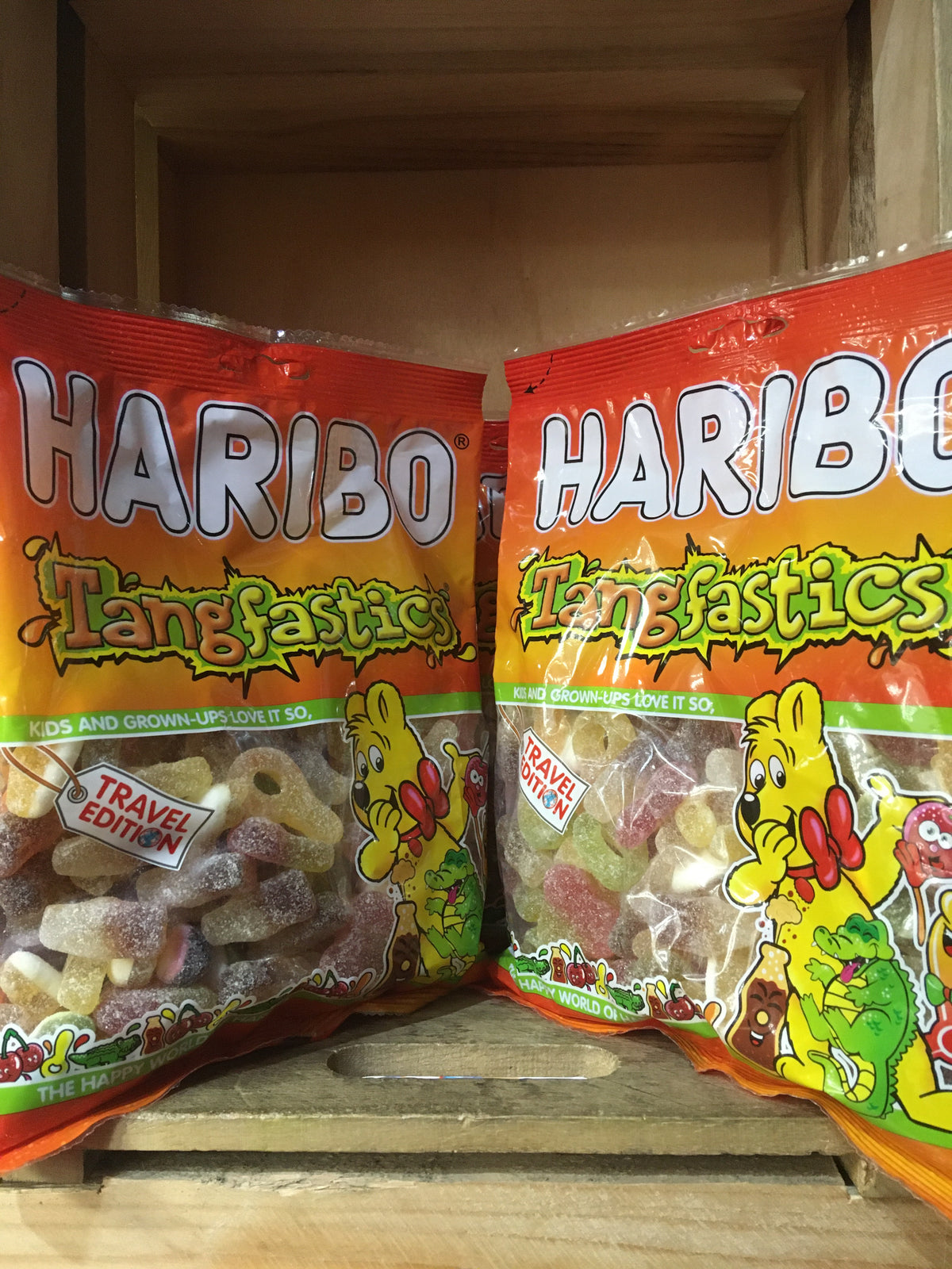 Browse 1.35kg of Haribo Tangfastics (3x 450g Travel Share Bags) Haribo and  other brands. Visit us and get a discount